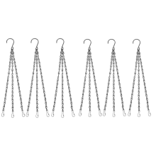 Durable 6Pcs Hanging Basket Chains for Planters and Ornaments, Ideal for Outdoors