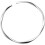 925 Sterling Silver Simple Open Bangle for Women 1