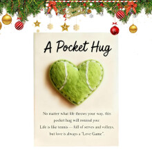 Pocket Heart Cards 8x8x2cm, Golf Theme Encouragement Greeting Cards for Thanksgiving, Mother's Day, Valentine's, Christmas, Birthday – Compatible