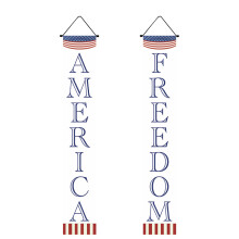 Independence Day Patriotic Hanging Banner (30x180cm) – Porch, Wall, Door, Yard Decor – Compatible with US 4th of July Party Supplies