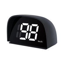 Speedometer HUD GPS Digital Speed Meter with KM/H Speed Speedo Head Up Display for Cars Trucks Trailers White