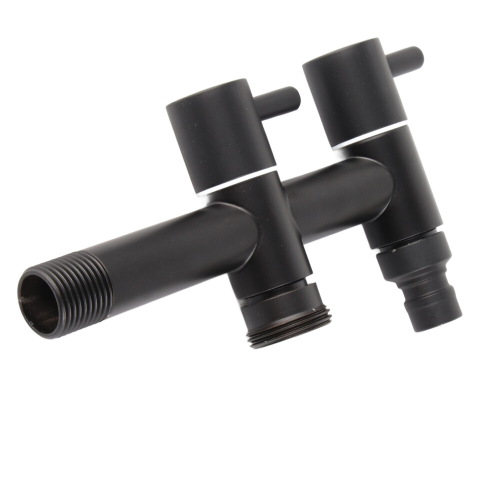 Stainless Steel Water Faucet G1/2 For Kitchen, Bathroom, Pool, 12.8Cm Black 8121391409356