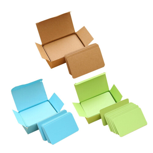 3-Piece Kraft Study Cards 9.4 x 5.5 cm 2