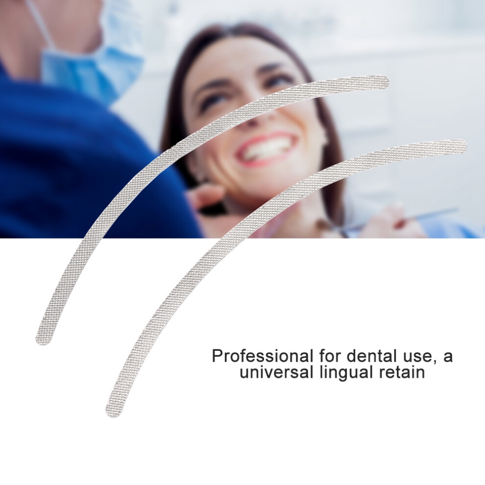 Professional Dental Lingual Retainers 2Pcs Mesh Base for Orthodontic Treatment