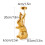 8-inch Iron Easter Candle Holder with Bunny Design (2 pcs) 4