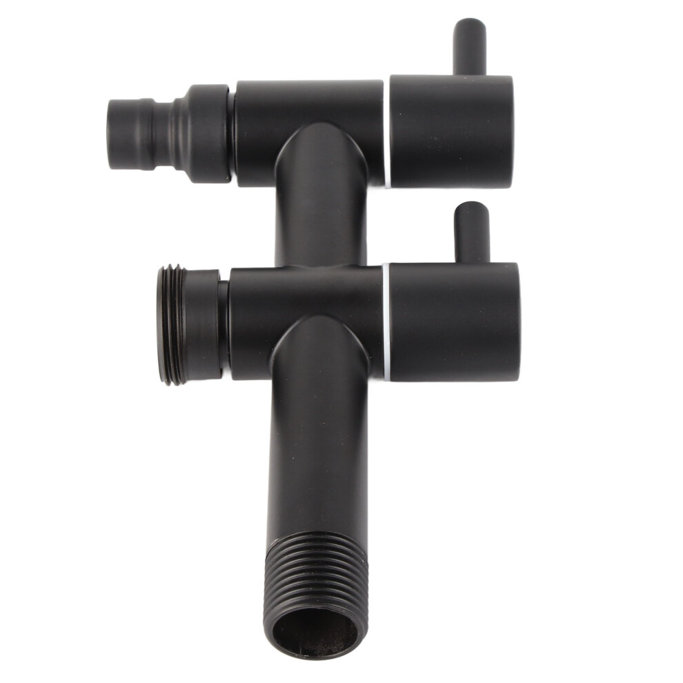 Stainless Steel G1/2 Water Faucet For Kitchen, Bathroom & Pool, 12.8Cm Black 9481391909614