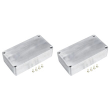 2X 1590B Style Effects Pedal Aluminum Stomp Box Enclosure for Guitar Sell