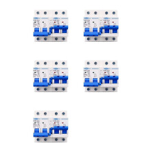 5X TOMZN TOB1-63H 63A 2P+2P MTS AC Dual Power Manual Transfer Circuit Breaker MCB 50HZ/60HZ
