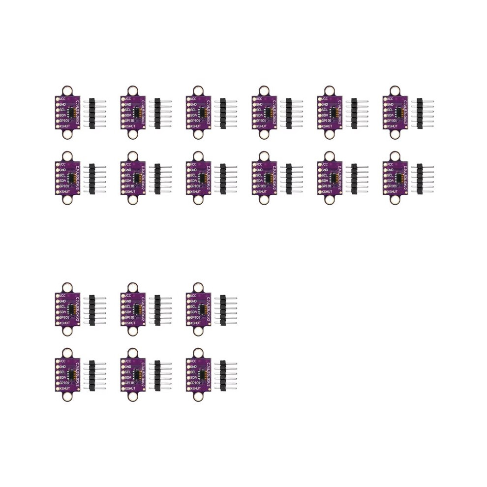 18Pcs Vl53l0x V2 Laser Distance Measuring Sensor Module -Of-Flight Distance Measurement With Serial And Pwm Output 6033605897724