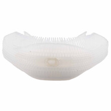 U-förmiger Silikon-Zahnbürstenkopf 675010mm Weiß