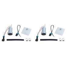 2X Brandstofpompset voor Walbro F9000267 F9000262 Externe Brandstofpomp voor Auto'S E85 in Tank 450 Lph Raceauto'S