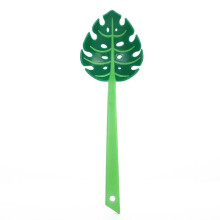 Green Leaf Colander Multifunctional Long-Handled Spaghetti Slotted Serving Spoon Salad Slotted Spoon For Home Kitchen