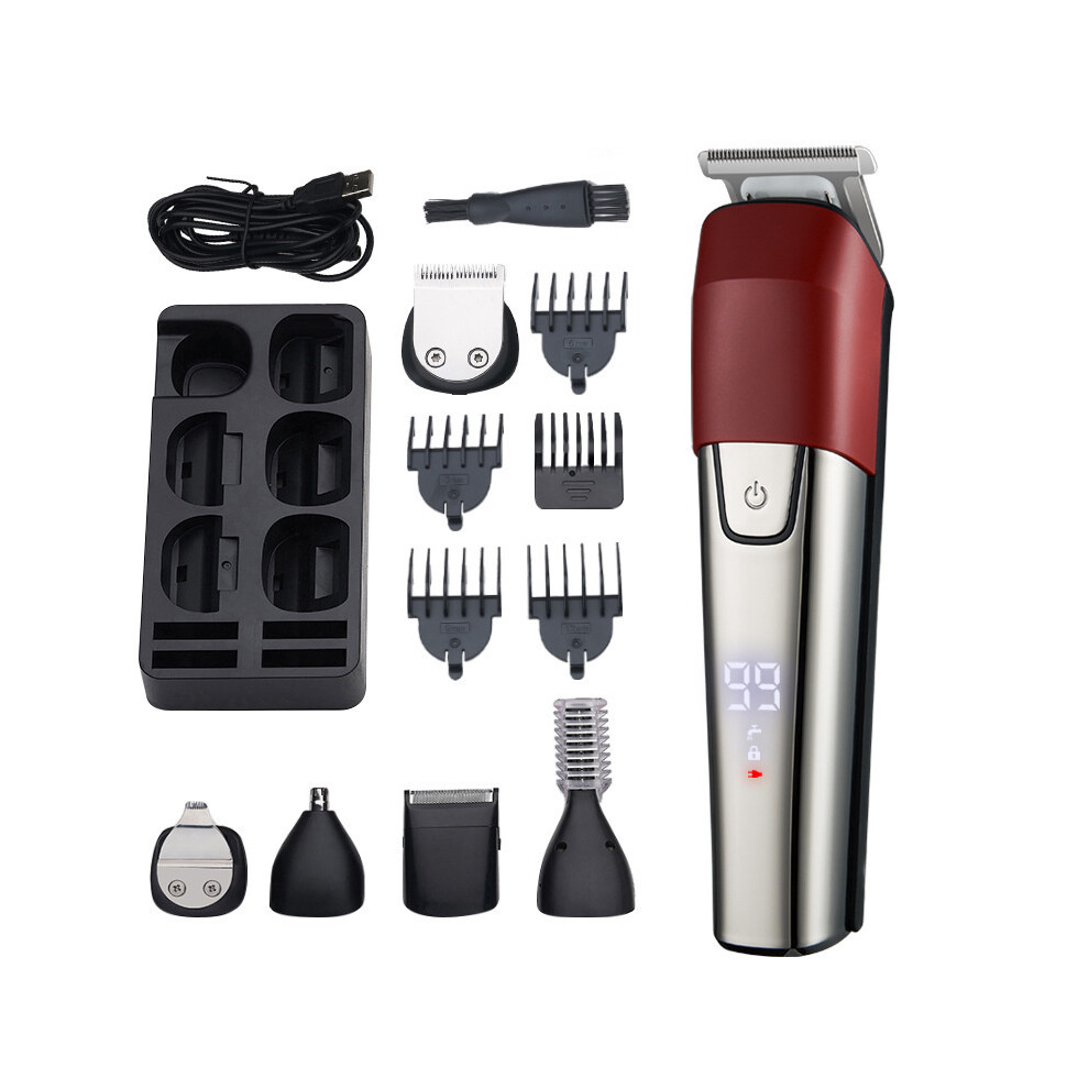 Multifunction Men's 6 In 1 Shaver Electric Hair Clipper Beard Trimmer Razor Shaver Men Shaving