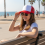 (Red White, Sponge Mesh) UV Mesh Baseball Cap - Adjustable & Ventilated 6