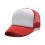 (Red White, Sponge Mesh) Ventilated Sun Hat - Adjustable Polyester Cap for Outdoor 8