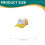 (Yellow White, Sponge Mesh) Ventilated Sun Hat - Adjustable Polyester Cap for Outdoor 2