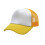 (Yellow White, Sponge Mesh) Ventilated Sun Hat - Adjustable Polyester Cap for Outdoor 5