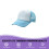 (Sky Blue White, Sponge Mesh) Ventilated Sun Hat - Adjustable Polyester Cap for Outdoor 2