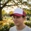(Burgundy White, Sponge Mesh) Ventilated Sun Hat - Adjustable Polyester Cap for Outdoor 7