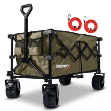 MoverX 200L Folding Festival Wagon - Khaki
