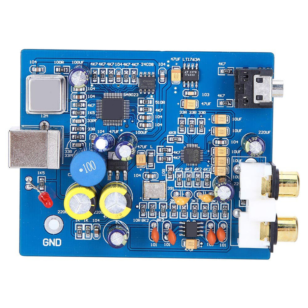 Usb Dac Audio Decoder Board 24Bit 96Khz Sa9023 Es9028k2m 112Db Hifi Amplifier Module For Diy 9092120259308