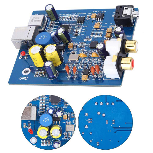 USB DAC Audio Decoder Board 24Bit 96kHz SA9023 ES9028K2M 112dB HiFi Amplifier Module for DIY 1