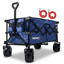 MoverX 200L Folding Festival Wagon - Blue