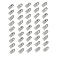 45 Pcs Lawn Mower Cutting Blades 0.7 mm for Automower/Gardena /Yardforce Robotic Lawnmower Silver