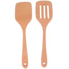 2er-Set Holzspatel, 30,5 x 7,7 cm, Holzfarbe