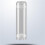 6pcs 10-Inch Reusable Empty Clear Cartridge Water Filter Housing Various Media Refillable 6