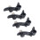 4Pcs Adjustable Shockproof Drum Microphone Clips Plastic Metal Mounts 16