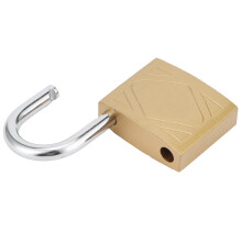 Brass & Iron Outdoor Padlock, 3 Keys, Medium Thick