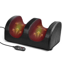 Foot and Calf Massager with Heating Function and Massage Roller, Relaxes Leg Muscles for Home or Office UK Plug