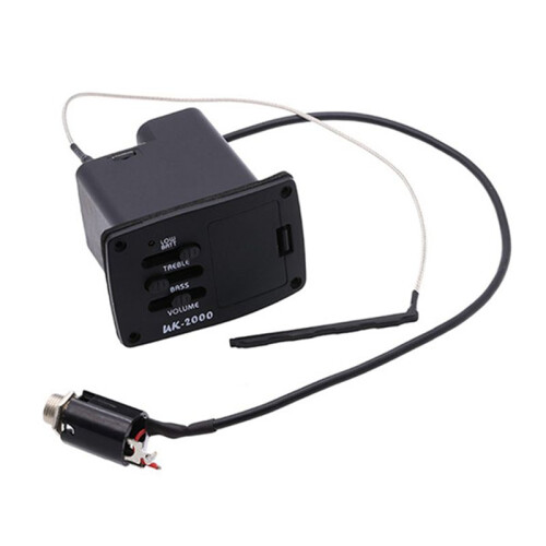2X Pickups UK-2000 Ukulele  Guitar Pickup 2 Band UK2000 EQ Equalizer System per Ukulele Guitarra 1