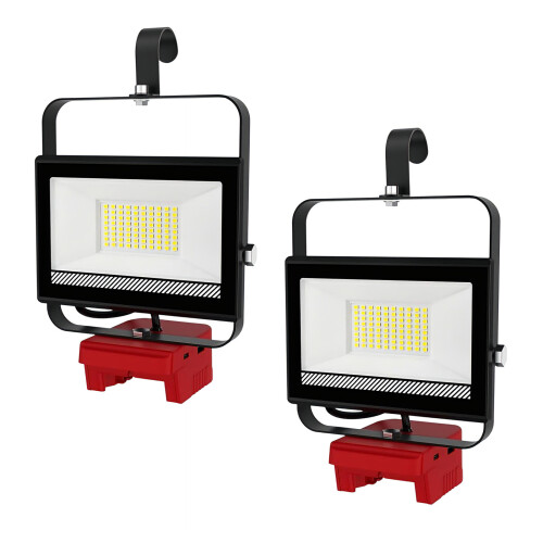 ABS Constructed Rechargeable Work Light for Outdoor-2pcs
