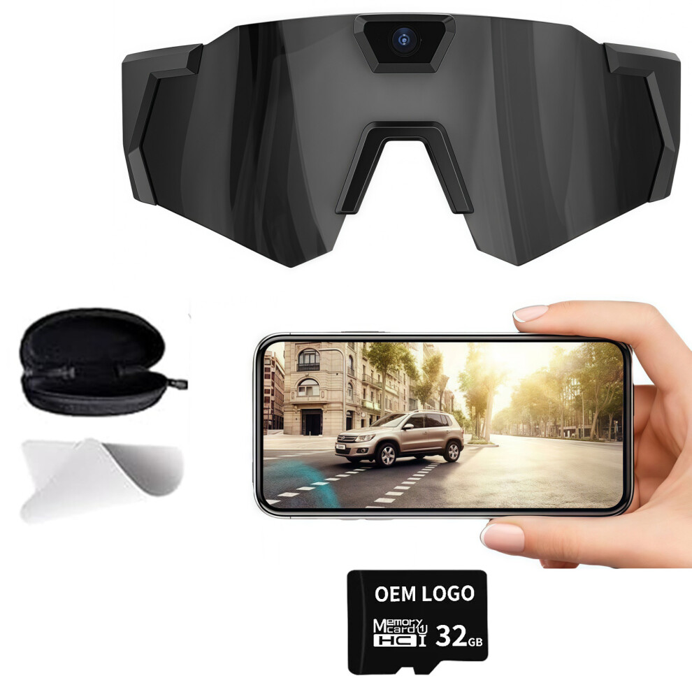 4K Baseball Glasses With Camera Smart Camera Glasses-黑色镜片A款 32 7696002054382