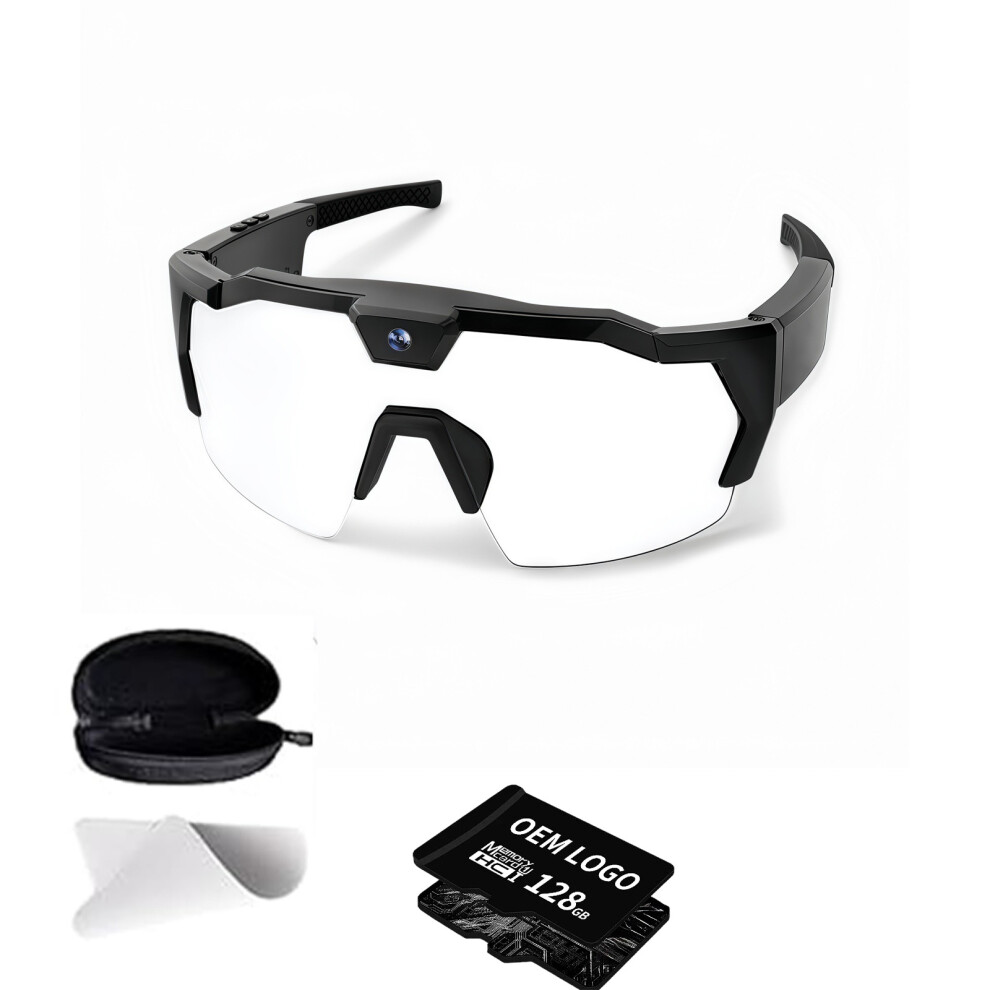 4K Baseball Glasses With Camera Smart Camera-变色镜片B款黑框 128 7696002054221