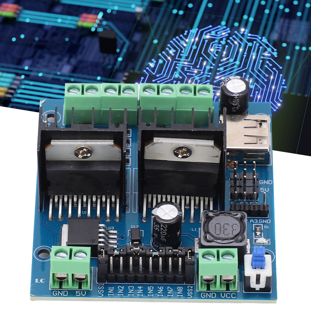 L298N 4-Channel Auto Motor Driver PCB
