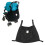 Multi-Functional Nylon Hanging Diaper Organizer 65x45cm Black Rabbit 2