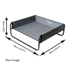 Large Elevated Pet Bed Raised Sides Camping Cot