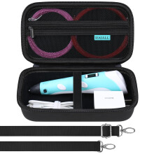 3D Printing Pen Case, Hard Shell Travel Bag with Shoulder Strap for SCRIB3D P1, Mesh Pocket