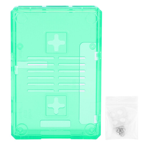 ABS Frosted Green D Style Shell Case for Raspberry Pi 3B/3B+ 1