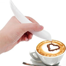 2X Caneta Elétrica Latte Art para Bolo de Café Caneta de Especiarias Caneta de Decoração de Bolo Caneta de Escultura de Café Ferramentas de