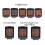 2X Bike Warning Tail Light USB Rechargeable  Wireless Remote Control Turn Signal Warning Brake Light 1