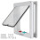 Cat Lock Security Flip Door Plastic Small Pet Gate White L 2