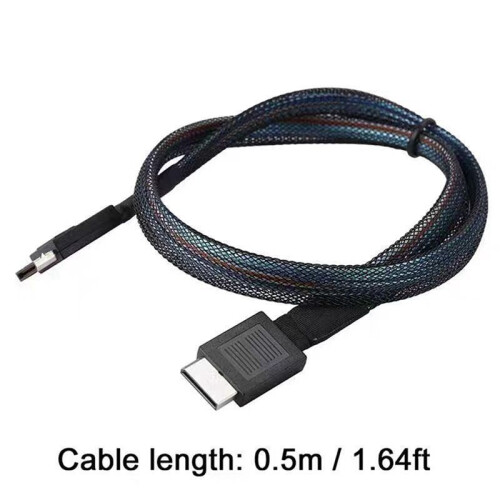 4X  Sas Server Multi-Function Convenient Hard Disk Cable Oculink SFF-8611 Pcie4.0 Array Card Connection Cable 2
