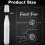 12 Pack Paint Pens 15 mm Empty Acrylic Permanent  Clear White  Pen Fine Point Empty Refillable Markers 4