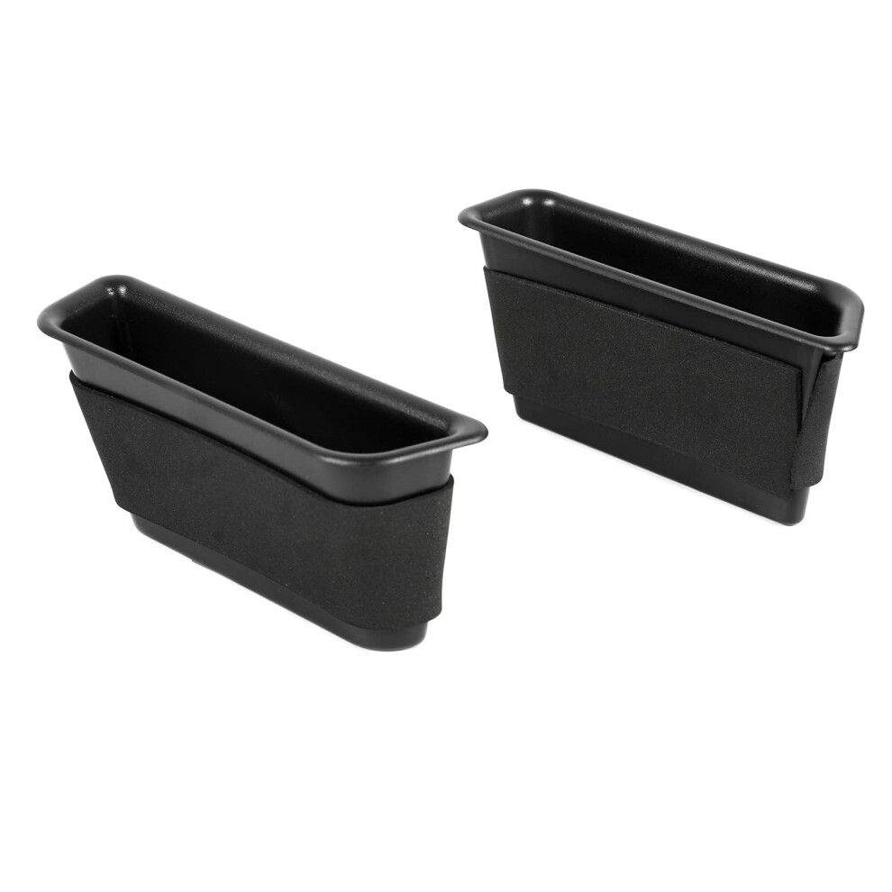 Door Storage Inserts Customfit Armrest Organizer With Extra Pockets 2Pack For 20152021 Ford Mustang Black 9771547635550