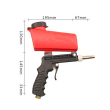 1/4'' 90psi Aluminium ABS Sandstrahlgerät 21lbs 10.04in