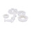 33PCS Plastic Fondant Cake Mold Set for Decorating, Embossing 15